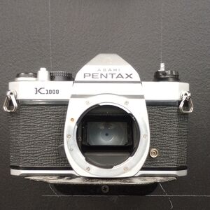 Vintage Pentax K1000 Classic Black and Silver Camera - UNTESTED